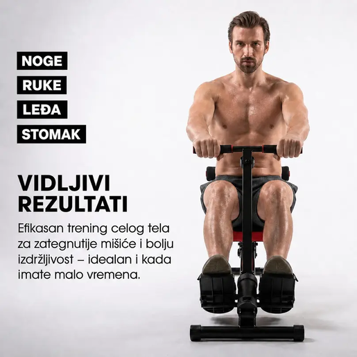 Kendox Sprava za veslanje, crna