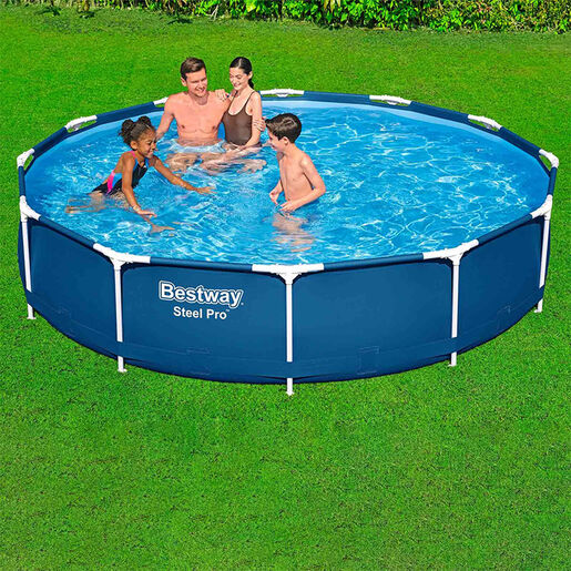 Bazen Bestway Steel pro okrugli dimenzija 366x76cm SET sa metalnom konstrukcijom 56681