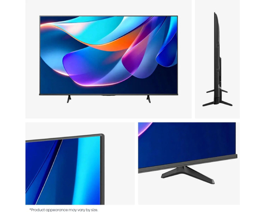 Hisense LED TV 55" 55A6S, 4K UHD LED, Smart TV, VIDAA Smart OS, Dolby Vision, Wide Color Gamut