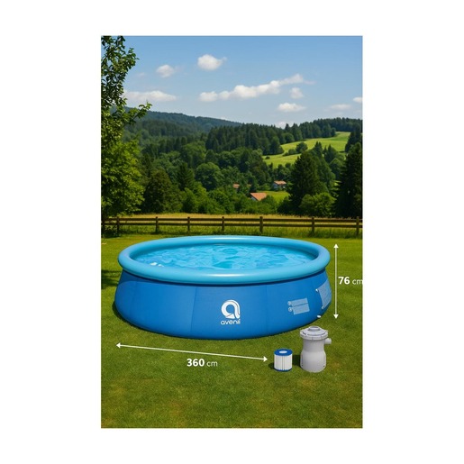 Avenli bazen 360x76 cm sa pumpom