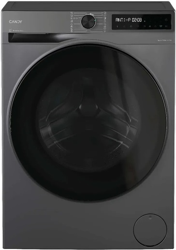 Candy mašina za pranje i sušenje veša BWR 496BL10G-S, 9 kg, 1400 rmp, Smart Spray, Clean Shield, siva