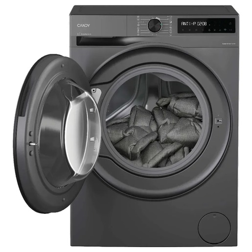Candy mašina za pranje i sušenje veša BWR 496BL10G-S, 9 kg, 1400 rmp, Smart Spray, Clean Shield, siva