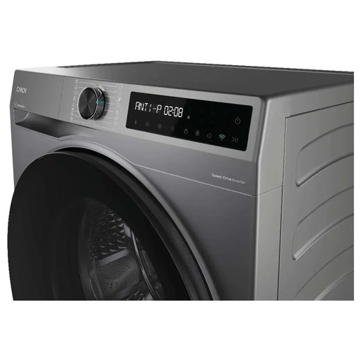 Candy mašina za pranje i sušenje veša BWR 496BL10G-S, 9 kg, 1400 rmp, Smart Spray, Clean Shield, siva