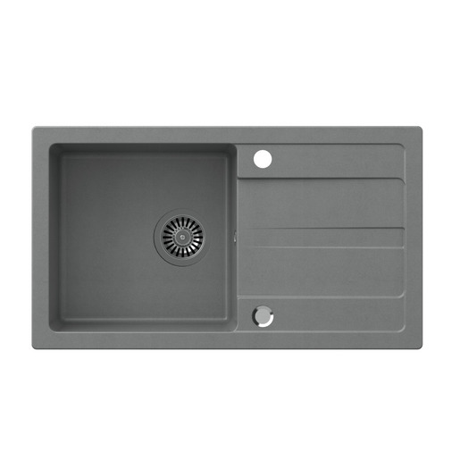 Quadron TOM 111 - Sudopera sa 1 kadom, rucni sifon , siva HCQM7744SZ