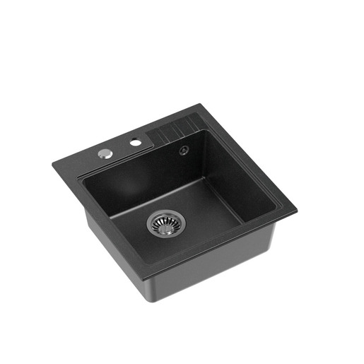 Quadron PETER 110 GraniteQ,ugr Sudopera 1 kada- black dotted/steel HCQP5052CZK