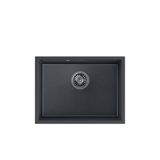 Quadron ALEC 50 GraniteQ,podgr. Sudopera 1 kada- black dotted/steel HQA5340CZK