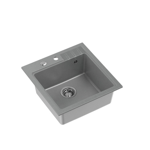Quadron PETER 110 GraniteQ,ugr Sudopera 1 kada- silver stone/steel HCQP5052SZK