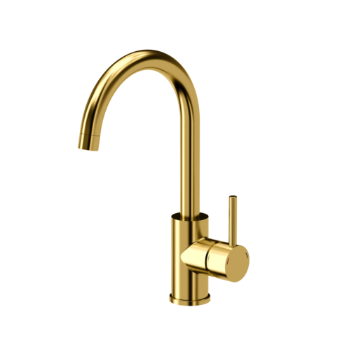 Quadron NAOMI Kuhinjska slavina, Čelična, boja gold nano PVD, 3323502_PVDBSG1