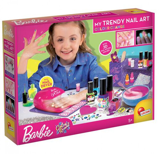 Barbie My Trendy set promeni boju noktiju Lisciani 55268
