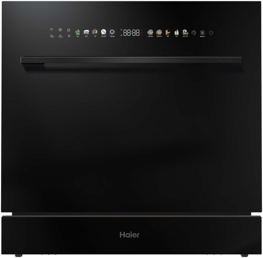 Haier ugradna mašina za pranje sudova XPI 8D9FFB, 8 kompleta, crna