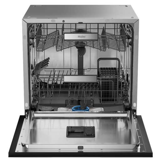 Haier ugradna mašina za pranje sudova XPI 8D9FFB, 8 kompleta, crna