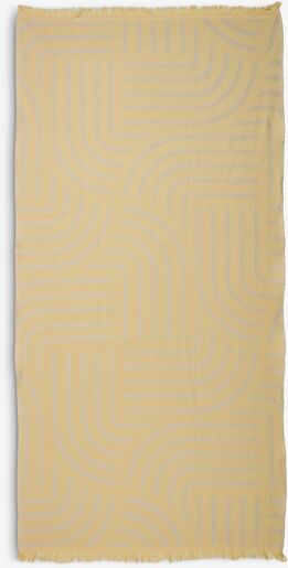 Peškir za plažu VELORA jacquard 80x160cm vanila