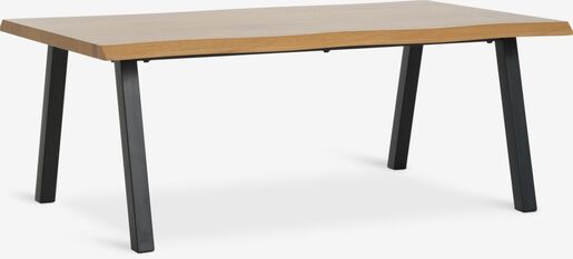 Stočić VELORA 70x120 natur hrast boja/crna