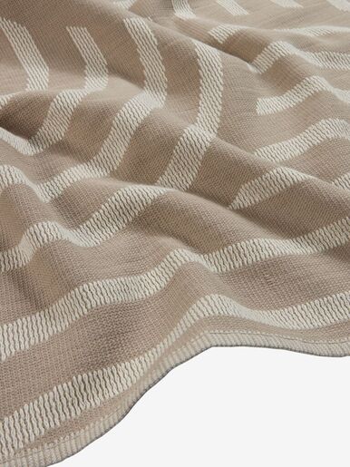 Peškir za plažu VELORA jacquard 80x160cm boja peska