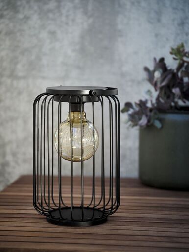 VELORA Baterijska lampa Ø18xH28cm