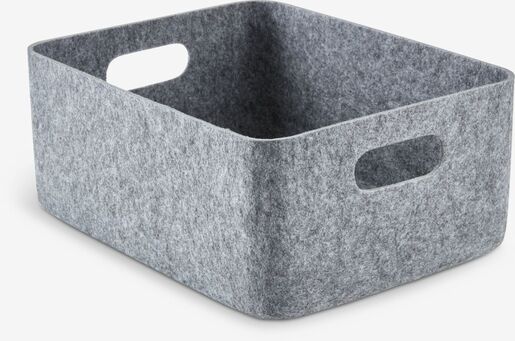 VELORA Korpa W25xL33xH14cm siva