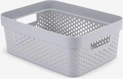 VELORA Korpa 11L plastična siva