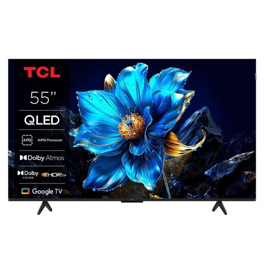 TCL QLED TV 55" 55T69C, 4K Ultra HD, Google TV