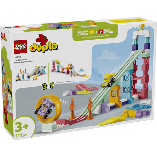 LEGO 3 u 1 Kreativne rampe sa vozilima 10478