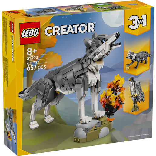 LEGO Šumske životinje: Sivi vuk 31393