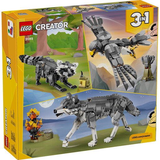 LEGO Šumske životinje: Sivi vuk 31393