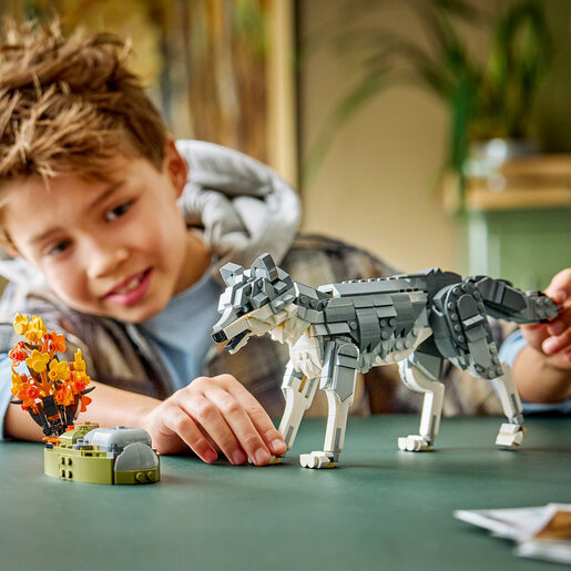LEGO Šumske životinje: Sivi vuk 31393