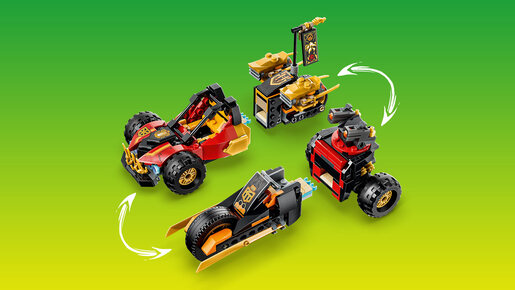 LEGO Kajeva i Kolova kombinovana vozila 71864