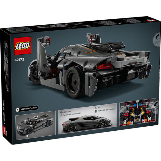 LEGO Koenigsegg Jesko Absolut sivi hiperautomobil 42173