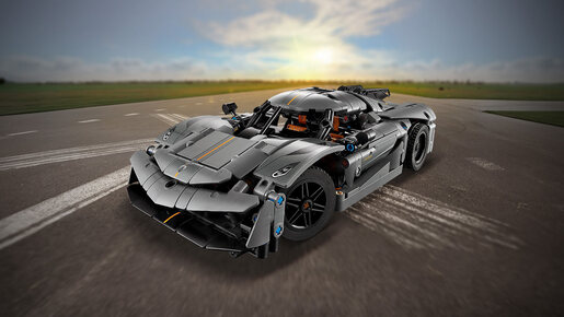 LEGO Koenigsegg Jesko Absolut sivi hiperautomobil 42173