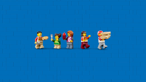 LEGO Dostava pice sa vozilima 60496