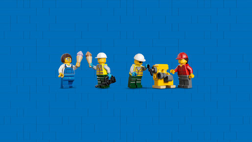 LEGO Lučki teretni voz sa kranom i kamionom 60509