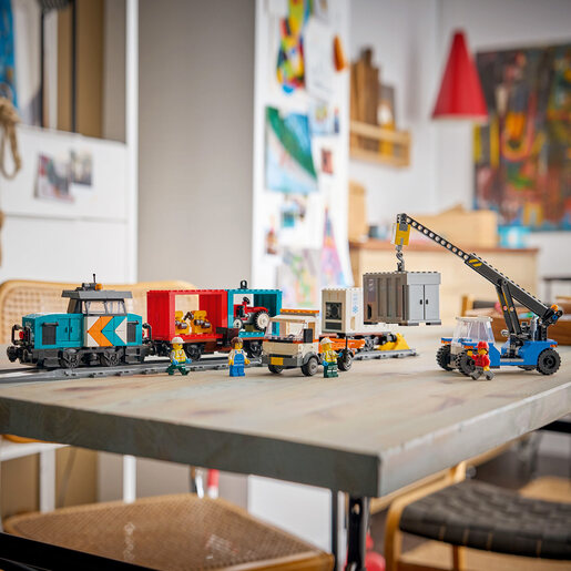 LEGO Lučki teretni voz sa kranom i kamionom 60509