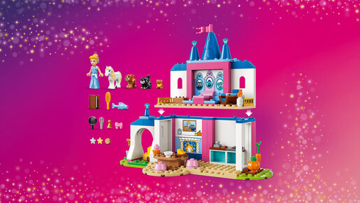 LEGO Pepeljugin zamak za životinje 43283