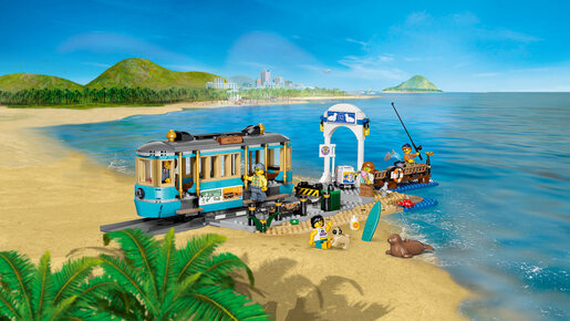 LEGO Klasični tramvaj na plaži 60506