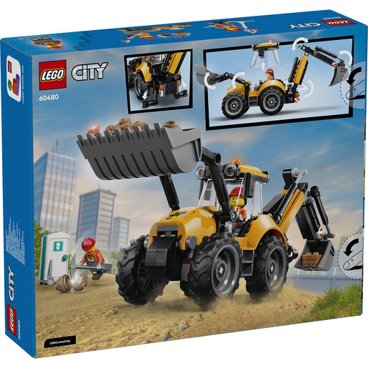 LEGO Žuti bager-utovarivač 60480
