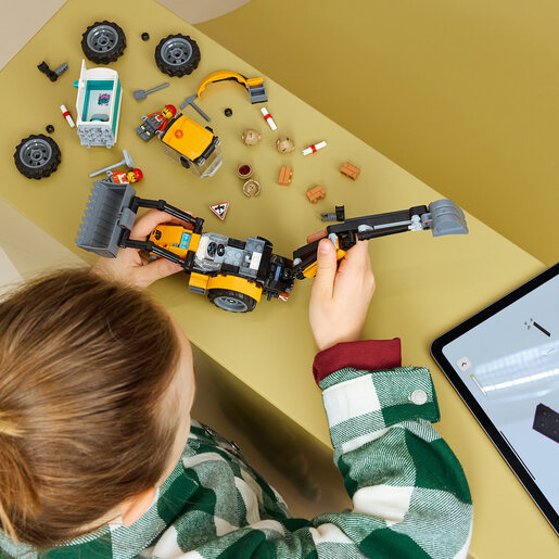 LEGO Žuti bager-utovarivač 60480