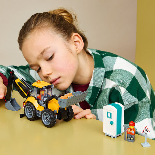 LEGO Žuti bager-utovarivač 60480