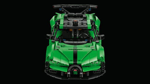 LEGO Zeleni Bugatti Chiron Pur Sport hiperautomobil 42241