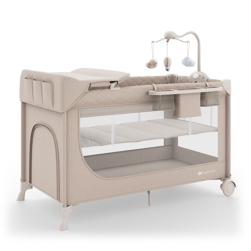 KINDERKRAFT PRENOSIVI KREVETAC 2U1 LEODY UP BEIGE SA DODACIMA KCLEODUPBEG00AC