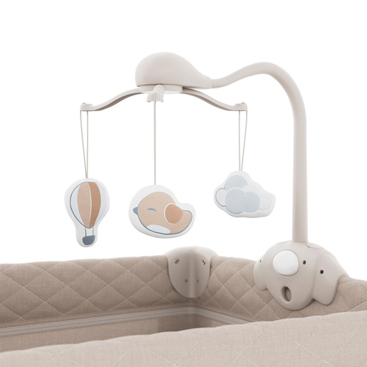 KINDERKRAFT PRENOSIVI KREVETAC 2U1 LEODY UP BEIGE SA DODACIMA KCLEODUPBEG00AC