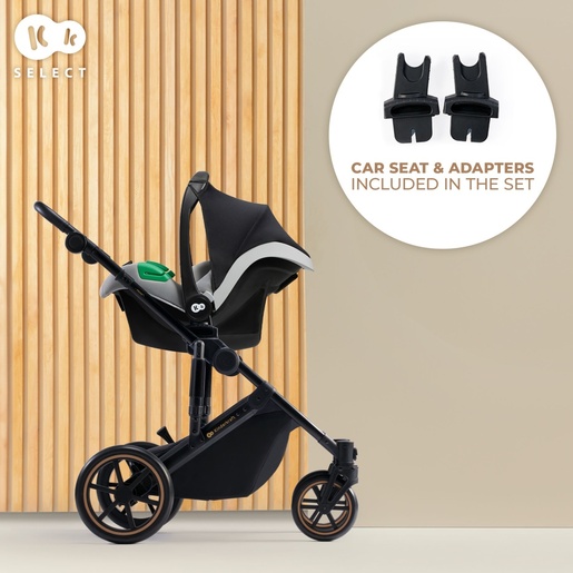 Kinderkraft kolica PRIME 2 3u1 MINK PRO SHADOW GREY KSPRIM02GRY300I