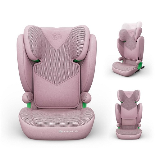 KINDERKRAFT AUTO SEDIŠTE JUNIOR FIX 2 PLUS I-Size 100-150cm PINK KCJUFI20PNKPL0N