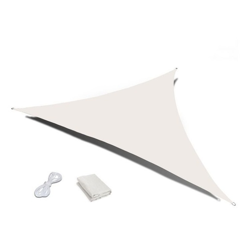 MULTIGARDEN Trostrano suncobran jedro 3×3×3 m, vodootporno, bež - 19190B BEIGE