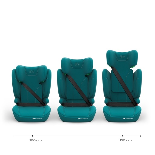 KINDERKRAFT AUTOSEDISTE I-SPARK 2 PLUS I SIZE GREEN KCISPA02GREPL00