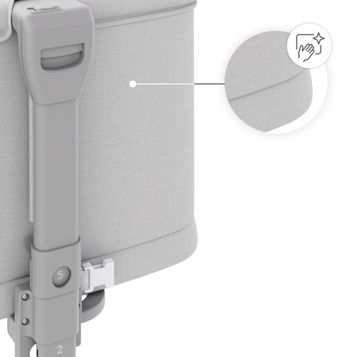 KINDERKRAFT KOLEVKA NESTE GROW 2 LIGHT GREY KLNEEGR2LGR0000