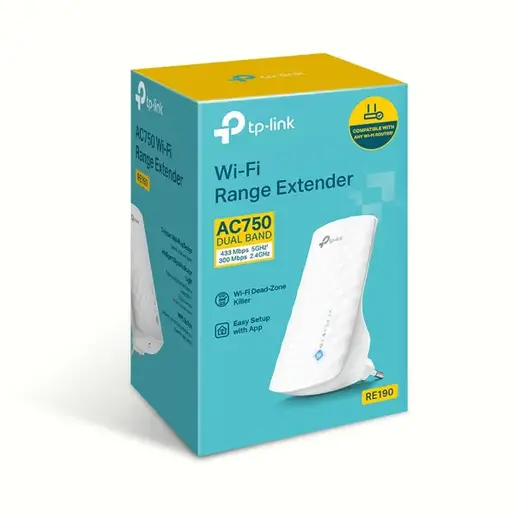 LAN Range extender TP-LINK RE190 AC750