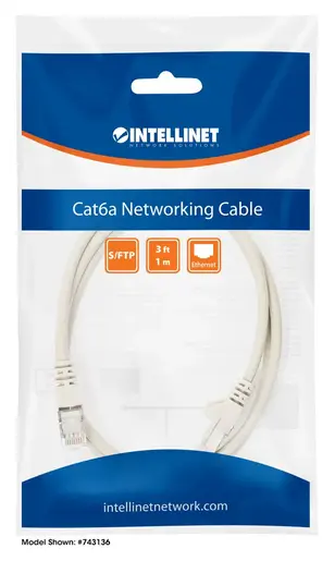 LAN SFTP kabl intellinet 317245 Cat6A CU/LS0H/Sivi/5m