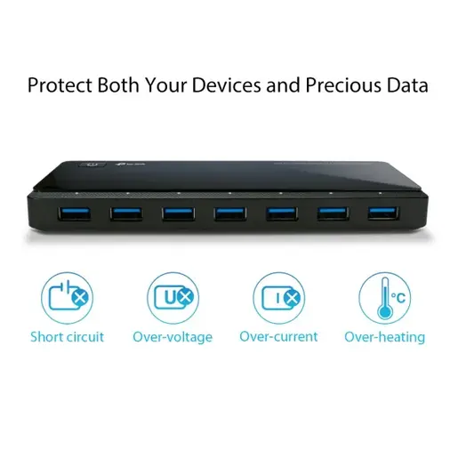 USB HUB 7 port TP-Link UH720 3.0 5V/2.4A