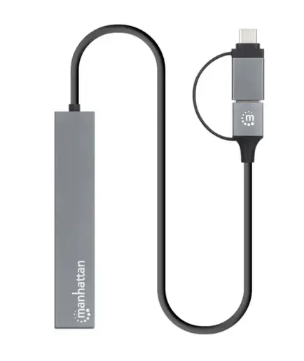 USB-C/USB-A HUB 4port Manhattan 181006 4xUSB-A 3.2/5Gbps/Crni