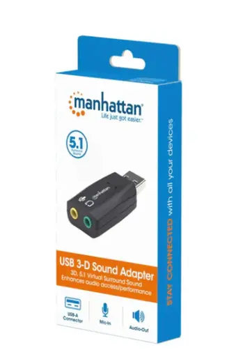 USB zvučna kartica Manhattan 150859 USB-A/M - 2x3.5mm